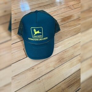 John Deere vintage mesh SnapBack green trucker hat
